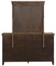 Liberty Furniture Carolina Park Amber Brown Dresser and Mirror-5
