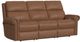 Flexsteel® Customizable Bernard 89" Leather Power Reclining Sofa with Console, Headrest and Lumbar-0