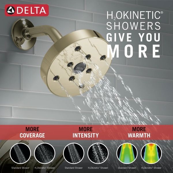 Delta Trinsic® Monitor® 14 Series Polished Nickel H2Okinetic® Shower Trim-1