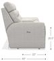 La-Z-Boy® Soren Pebble Power Reclining Loveseat with Headrest and Console-5