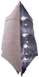 A & B Home Black/Gold/Gray 22" Throw Pillow-2
