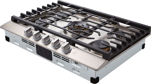LG SIGNATURE 30" Stainless Steel UltraHeat™ Gas Cooktop with EasyClean®-1