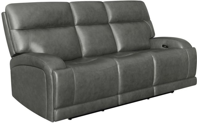 Coaster® Longport Charcoal Upholstered Power Sofa-0