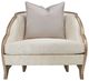 Michael Amini® Malibu Crest Chardonnay/Cloud White Chair-2