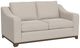 International Furniture Direct Natural Parota Ivory Loveseat-0