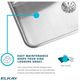 Elkay Lustertone® Classic Lustrous Satin Stainless Steel 33" x 22" x 6.5" 3-Hole Equal Double Bowl Drop-in ADA Sink with Perfect Drain® and Quick-Clip-3