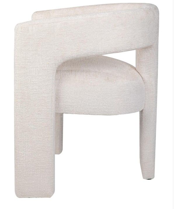 Jofran Inc. Urban Archive Gwen Natural Upholstered Dining Chair-3