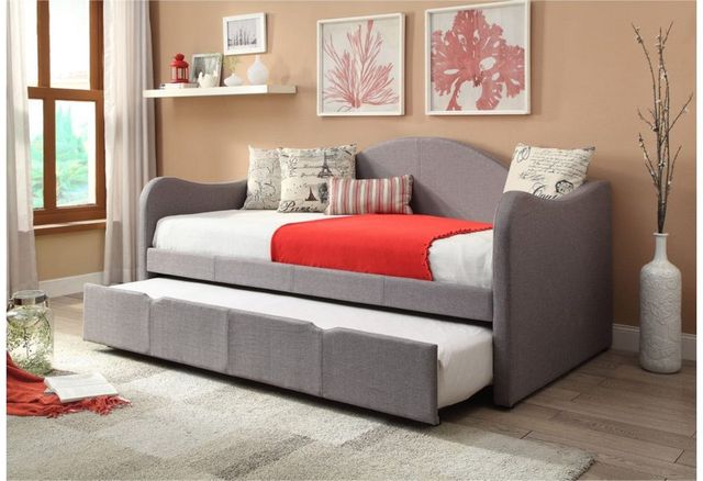 Powell® Upholstered Gray Twin Day Bed-3