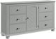 Elements International Kona Gray 6-Drawer Dresser-0