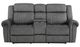 Homelegance® Brennen Charcoal Power Double Reclining Loveseat-2