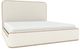 Bernards Trilogy Toffee/White Sand King Upholstered Panel Bed-0