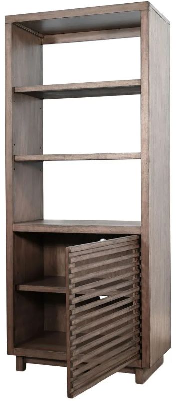 Sunny Designs™ Doe Valley Buckskin Slat Media Right Pier Cabinet-3