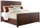 Elements International Jax 4-Piece Cherry King Panel Storage Bedroom Set-2