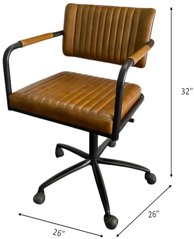 Nest Home Collections Dexter Brown Office Chair-3
