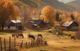 Classy Living Contemplative Autumn Countryside Harmony Wall Art-1