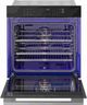LG 24" Black Single Electric Wall Oven  with True Convection and Air Fry-1