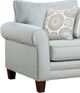 Fusion Furniture Grande Mist Gray Chair and a Half-1