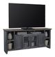 aspenhome® Eastport Drifted Black 84" Console and Hutch-2
