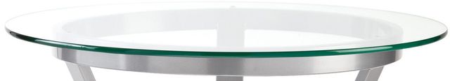Amisco Customizable Dalia Counter Table Table with Metal Turnip Base-1