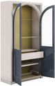 A.R.T. Furniture® Alcove Belgian Ivory/Slate Display Cabinet-1