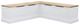 Linon Norah Natural/White Breakfast Nook-0