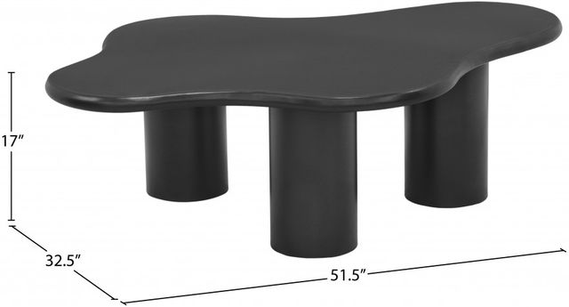 Meridian Furniture Romaine Black Coffee Table-3
