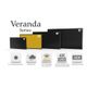 SunBriteTV® Veranda Series Black 55" LED HDR 4K UltraHD Outdoor TV-4