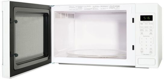 GE® 1.6 Cu. Ft. White Countertop Microwave-1