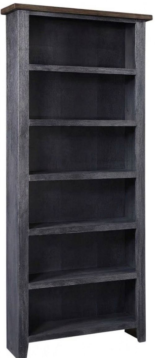aspenhome® Eastport Drifted Black 84" Bookcase-0