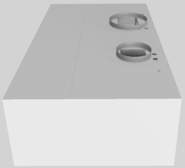 Vent-A-Hood® 42" White Wall Mounted Range Hood-1