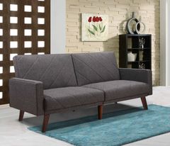 Milton Green Stars Gray Split Back Futon Sofa Bed