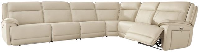 Signature Design by Ashley® Double Deal 6-Piece Almond Power Reclining L-Shape Sectional-0