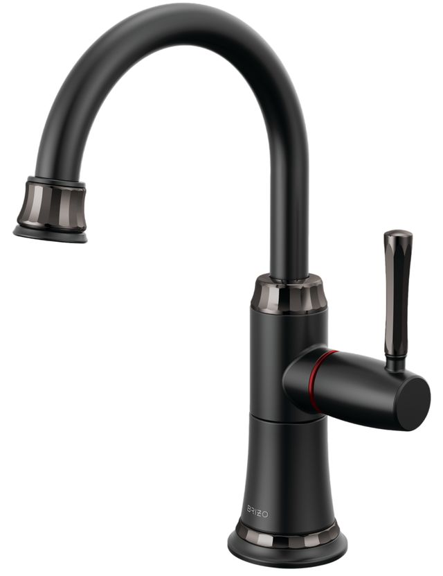 Brizo Tulham® Brilliance® Black Onyx/Matte Black Instant Hot Faucet-0