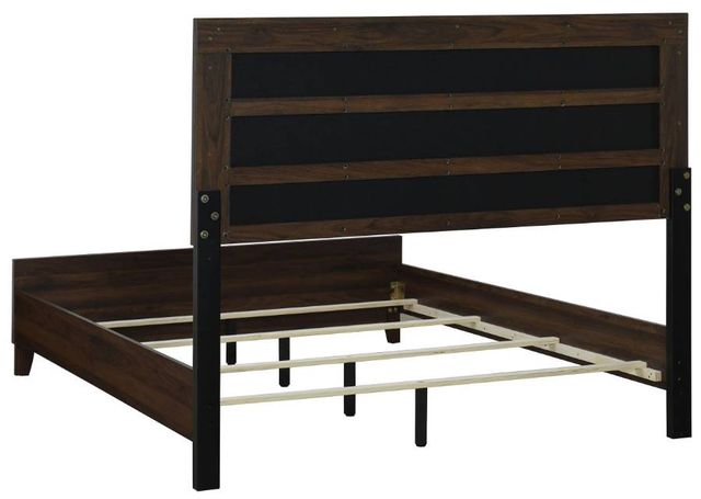 Coaster® Welsley Walnut Eastern King Panel Bed-2