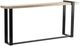 Crestview Collection Matthews Cream Console Table with Black Base-0