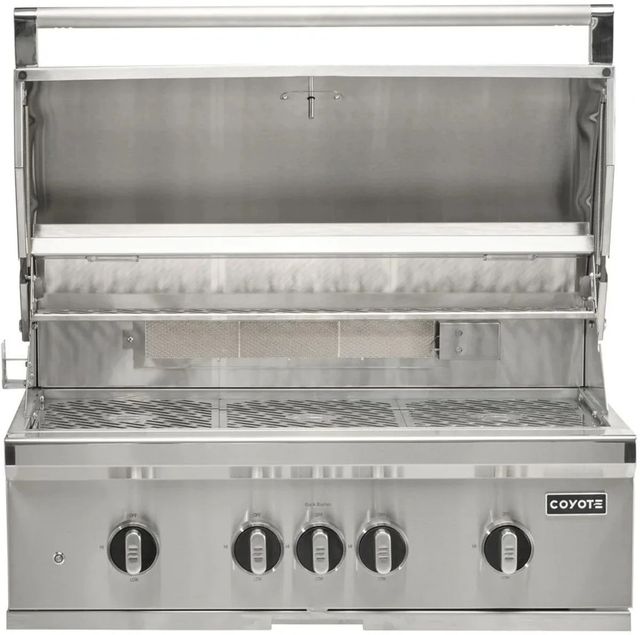 Coyote® SL-Series 36" Built-In Liquid Propane Stainless Steel Grill with 5 Infinity Burners-1