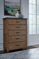 John Thomas Furniture® Vista Coal/Hickory Chest-1