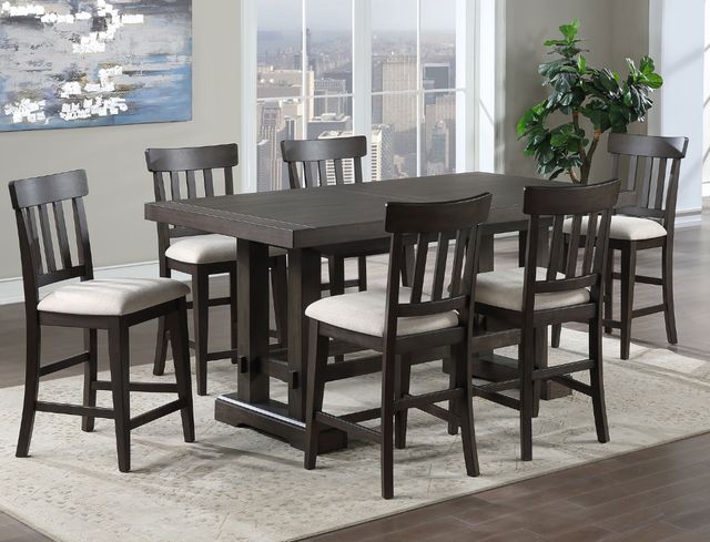 Steve Silver Co. Napa 5-Piece Dusky Cedar/White Counter Dining Set-1
