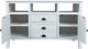 Jofran Inc. Artisan's Craft Distressed Weathered White 50" Media Console-2