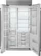 Sub-Zero® Classic Series 23.8 Cu. Ft. Stainless Steel Built In Side-by-Side Refrigerator-1