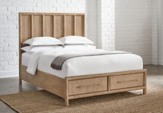 Modus Furniture Dorsey Granola Queen Panel Storage Bed-1