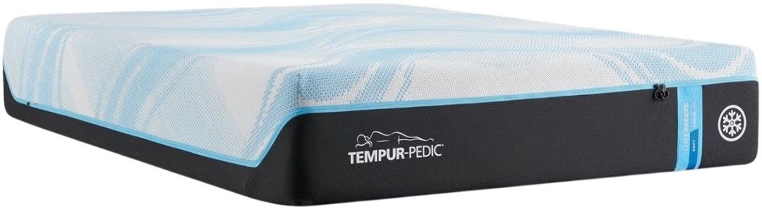 Tempur-Pedic® TEMPUR-LuxeBreeze® 13" Memory Foam Soft Tight Top Split King Mattress, Includes 2 Pieces