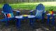 Linon Adirondack Blue Wooden Outdoor Coffee Table-1