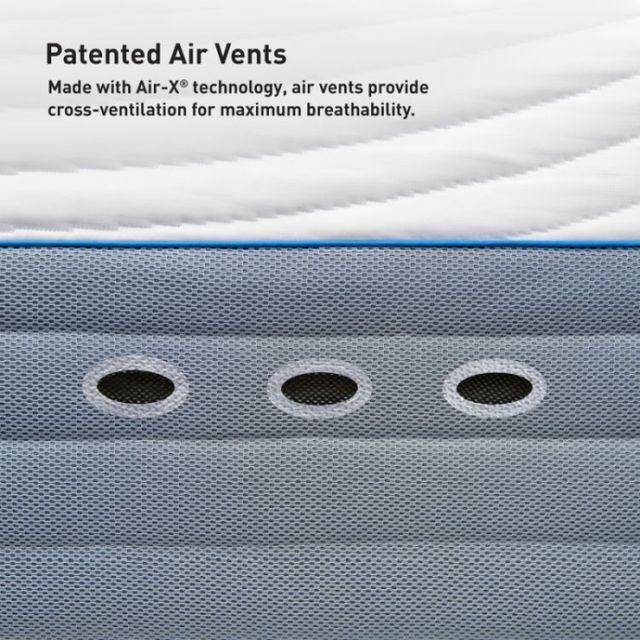 BEDGEAR® H4 Performance® 12" Hybrid Medium Pillow Top Split Head Queen Mattress-3