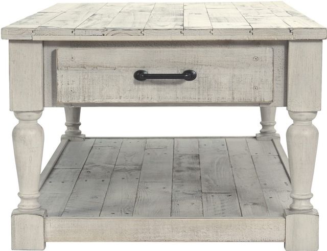 Signature Design by Ashley® Shawnalore Whitewash Coffee Table-2