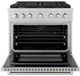 ZLINE Paramount 36" Stainless Steel Pro Style Dual Fuel Range-2