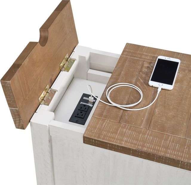 Martin Svensson Rustic Driftwood/White Side Table-4