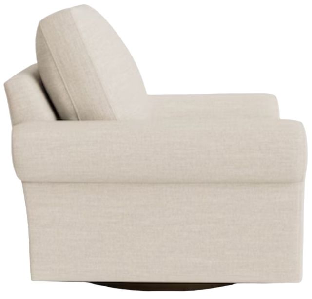 Bassett® Furniture Customizable Benchmade Premier Large Roll Arm Swivel Chair-2