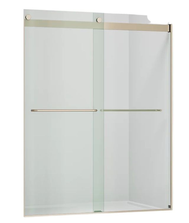 KOHLER Levity® Anodized Brushed Bronze 74" x 57" - 60" Sliding Shower Door-0