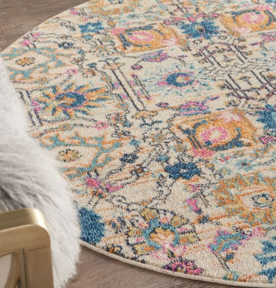 Nourison Home™ Passion 5' Round Style 3 Area Rug-4
